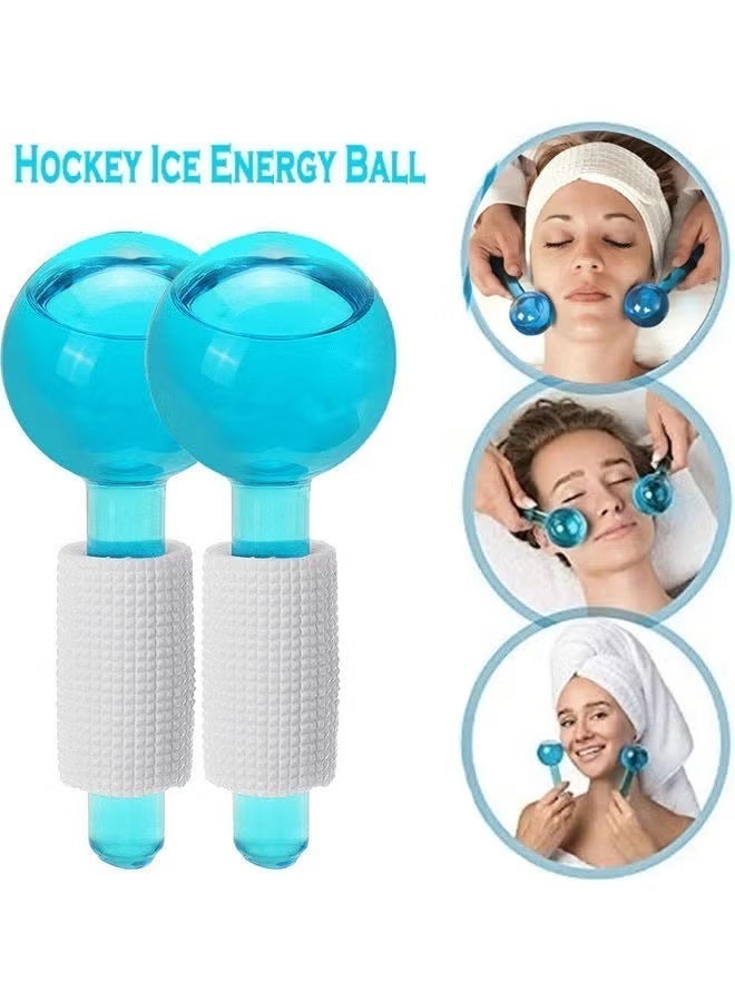 مدلك الوجه بكرة دوارة من الكريستال التجميلي، أداة للعناية بالبشرة - Image 2