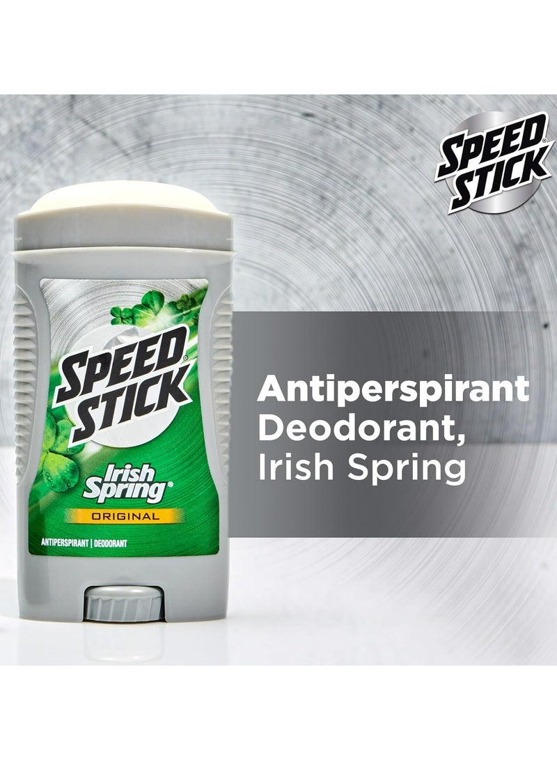 Speed Stick Original, Antiperspirant & Deodorant, Irish Spring, 2.7 oz - Image 2