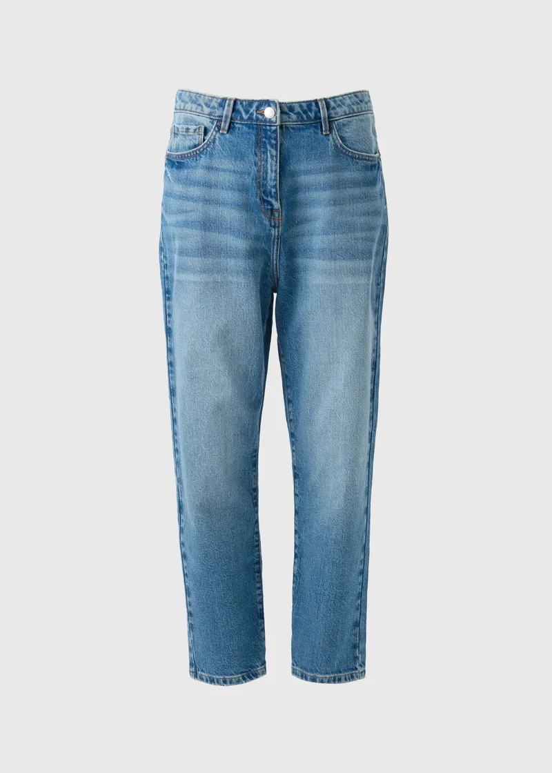 Matalan Light Wash Mom Jeans