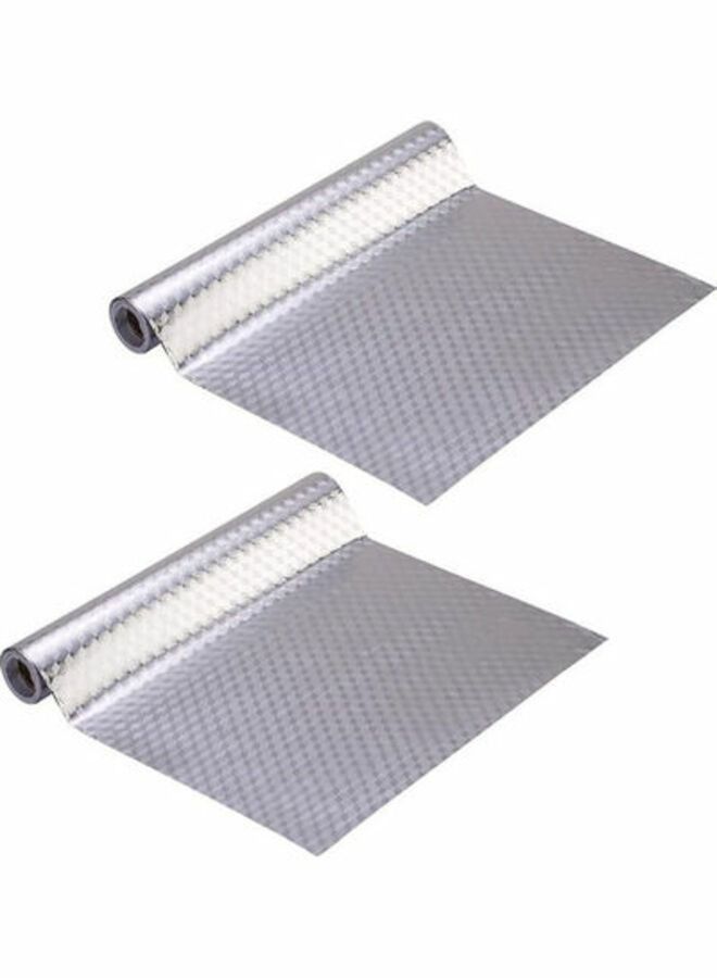 Marrkhor 2-Roll Oil And Waterproof Stickers Aluminum Foil For Kitchen - Image 1