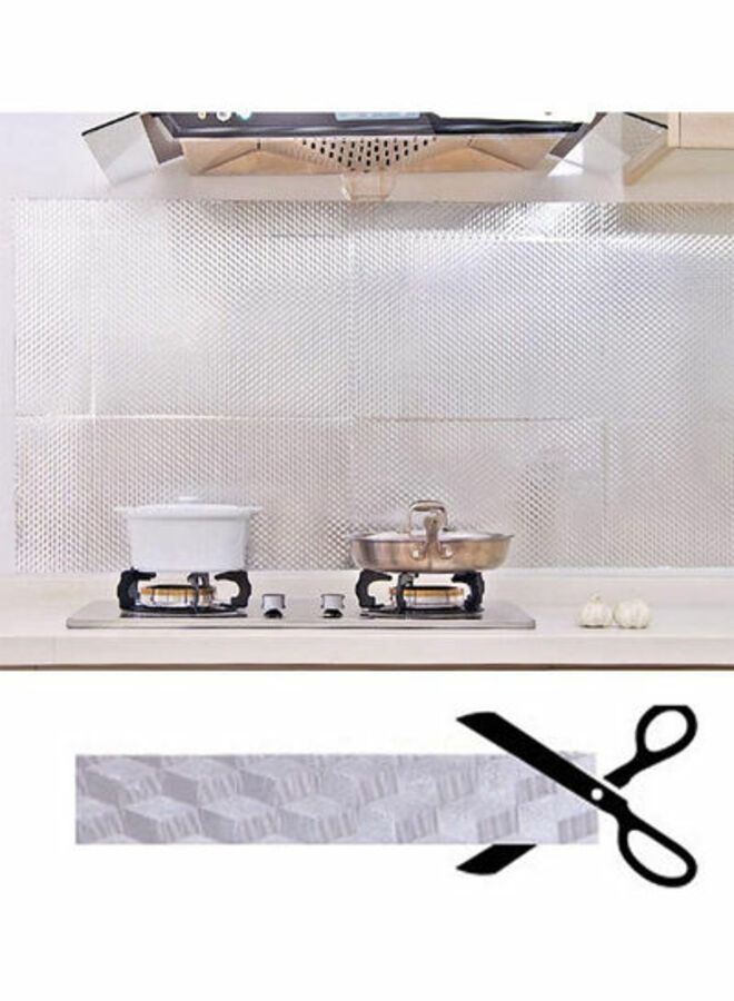 Marrkhor 2-Roll Oil And Waterproof Stickers Aluminum Foil For Kitchen - Image 3