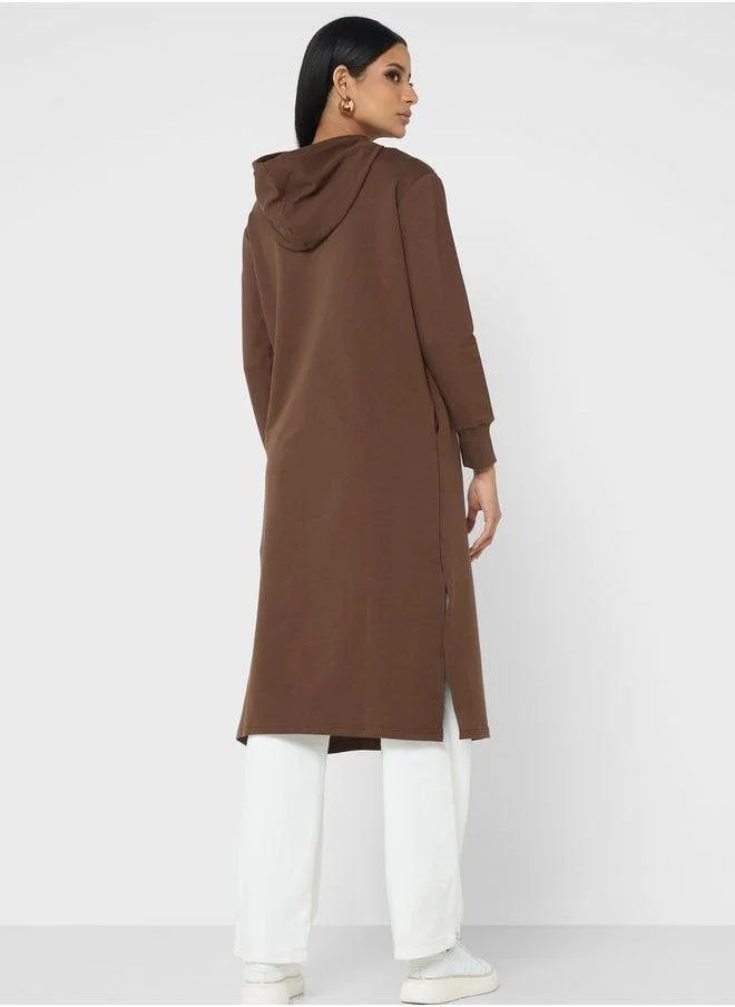 Refka by modanisa Hoodie Detail Tunic