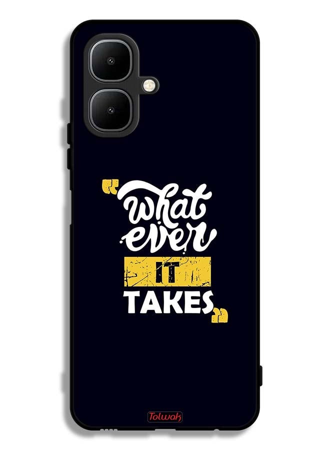 Tolwak Tecno Pop 10 Protective Case Cover Whatever It Takes