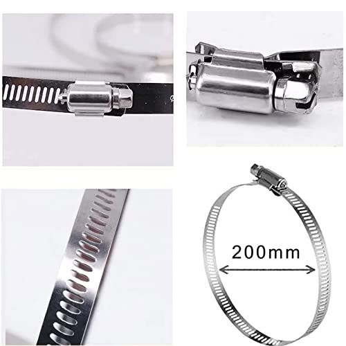 JiFangYuan Universal Vertical Pole Mount Adapter Bracket for CCTV Security Camera PTZ Dome Vertical Pole Mounting Bracket Black with 4 Loops - Image 4
