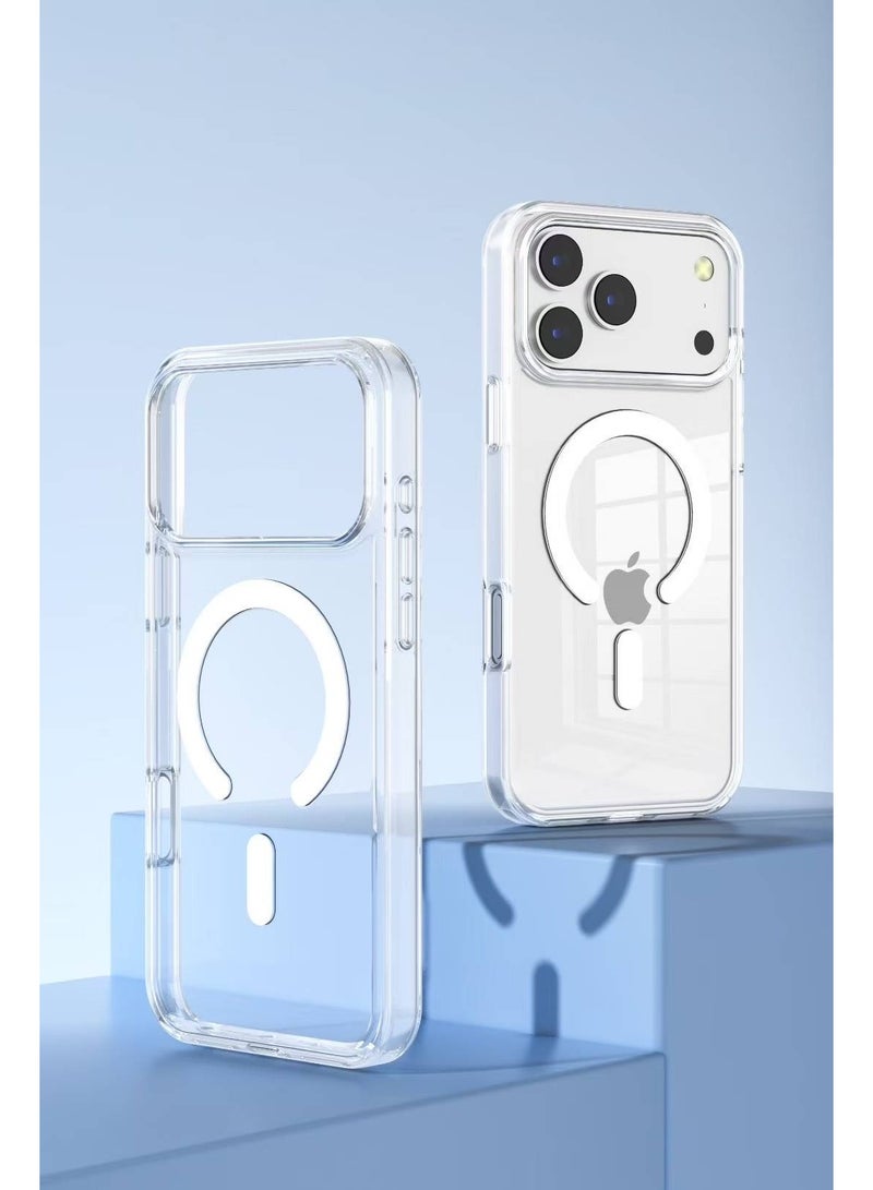 iPhone 17 Pro Max 3-in-1 Protection Kit - MagSafe Compatible Military Case with 2x 9H Glass & Lens Protector, Anti-Yellowing Strong Magnet - Image 2