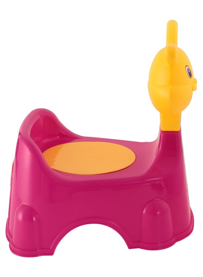KORBOX Rabbit Shape Style Baby Potty Training Seat For 6 Months To 4 Years Of Kids. (Dark Pink) - Image 5