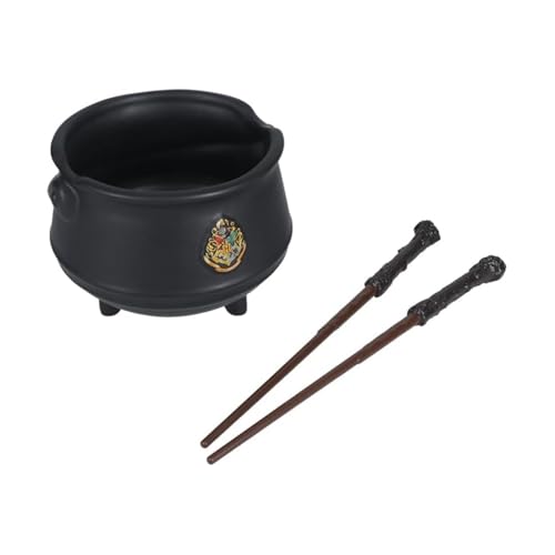 Harry Potter Paladone Harry Potter Cauldron Ramen Set - Officially Licensed Merchandise, Ceramic Noodle Bowl with Wand Shaped Chopsticks, Gift for Any Potter Movie and Book Fans - Image 3