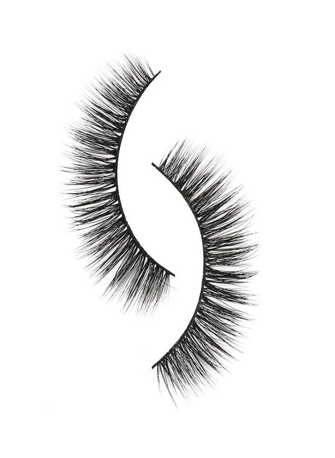 GODFLY Waterproof Self Adhesive Lashes Natural Strip False Eyelashes Reusable Fluffy Wispy Lash Extensions No Glue Needed(6D-05) - Image 1