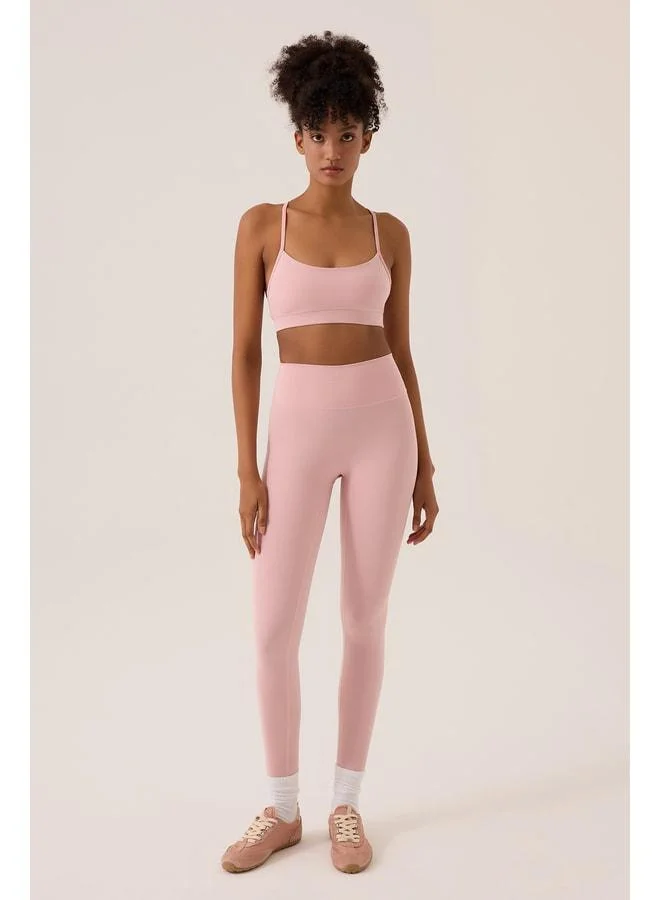 Los Ojos x Ece Pink Sports Bra Super Crop Top.