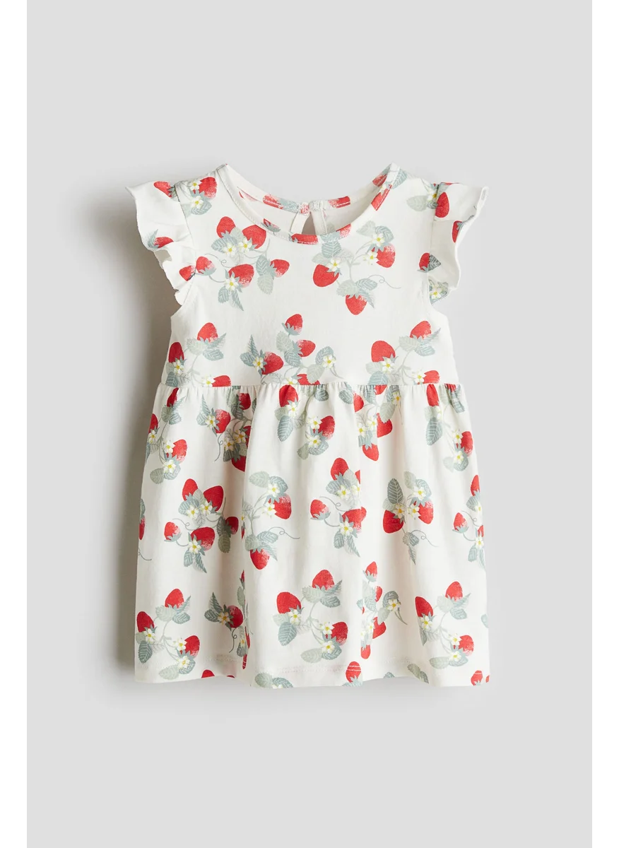 H&M Printed Cotton Dress