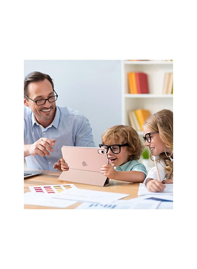 Procases for iPad 10th Generation Case 2022 iPad 10.9 Inch Case, iPad 10 Case Slim Stand Hard Shell Back Protective Smart Cover for 10.9” iPad 10th Gen 2022 Release -Rosegold - Image 3