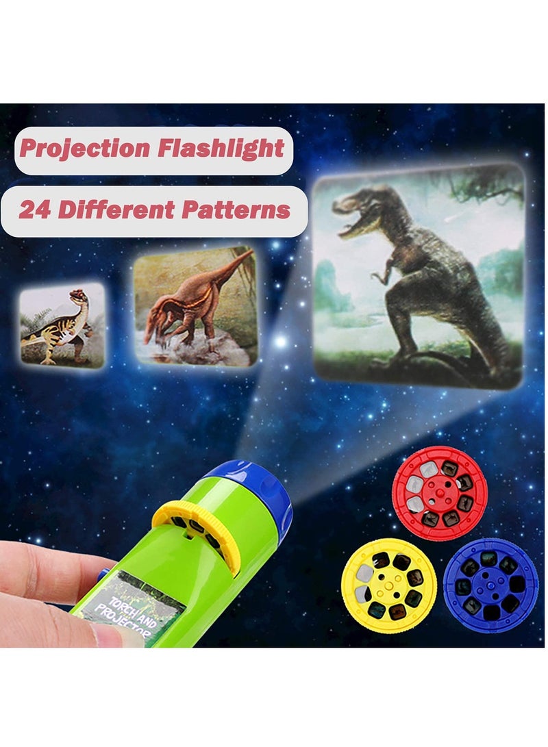 KASTWAVE Torch Projector Projection Lighting Story Torches Light Toy Slide Lamp Educational Learning Bedtime Children's Night Light for 3 4 5 6 Year Olds - Image 2