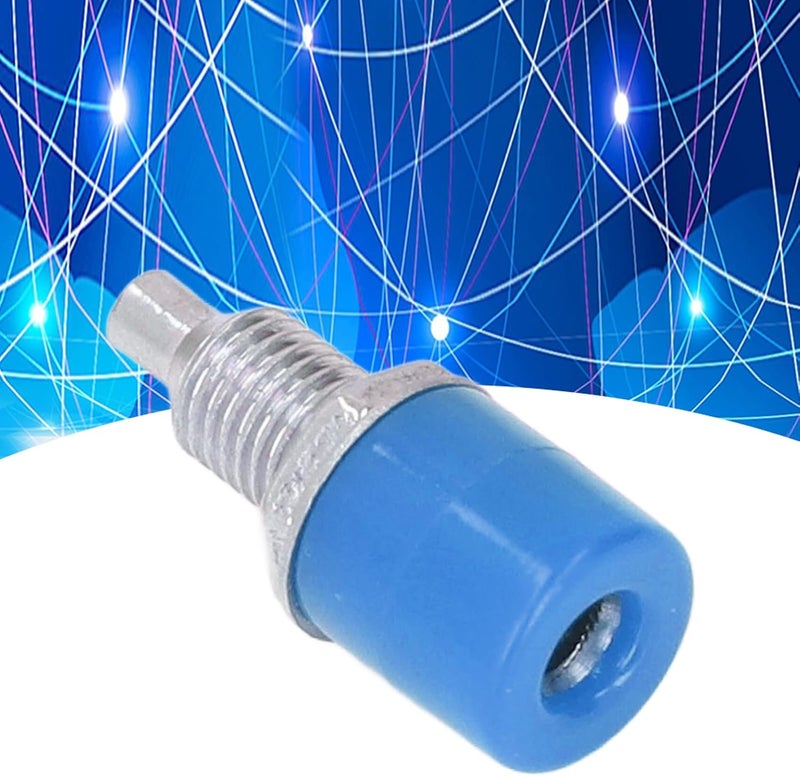 100Pcs 4mm Banana Socket, Plated Brass Electrical Connection Accessories with ABS Insulation, Removable Design for Electronic Equipment, Power Regulators, Solar Cells and (Blue) - Image 3