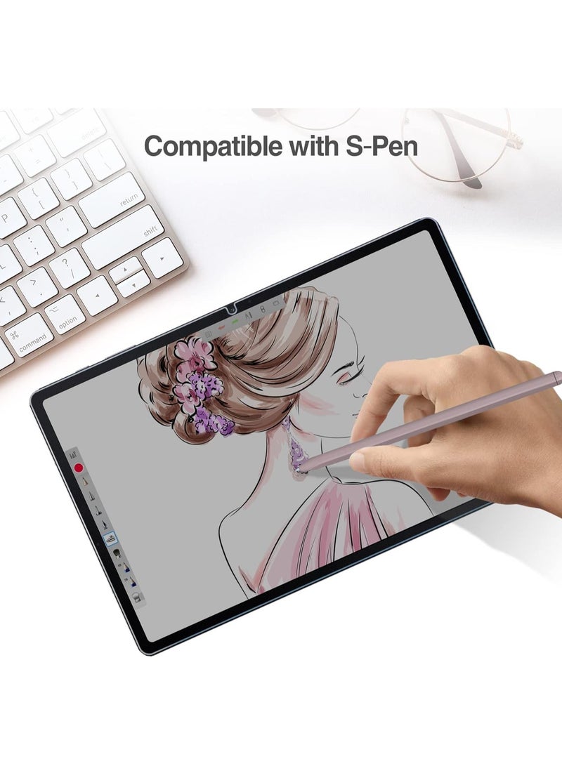 general Privacy Screen Protector Compatible with Samsung Galaxy Tab S9 FE Plus 2023 12.4 inch (SM-X610/X616), Anti-Spy Tempered Glass Tinted Screen Film Guard - Image 3