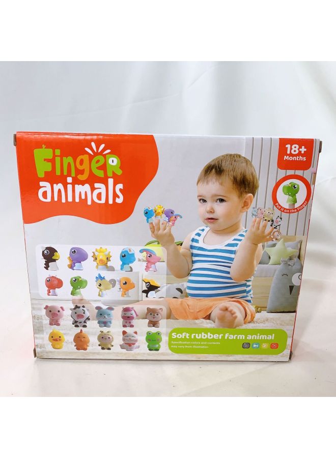 Children's Early Education Soothing Finger Doll Small Animal Gloves Dinosaur Hand Doll Toy Parent-Child Interactive Gloves-Specifications:Dinosaur Suit  - Image 5