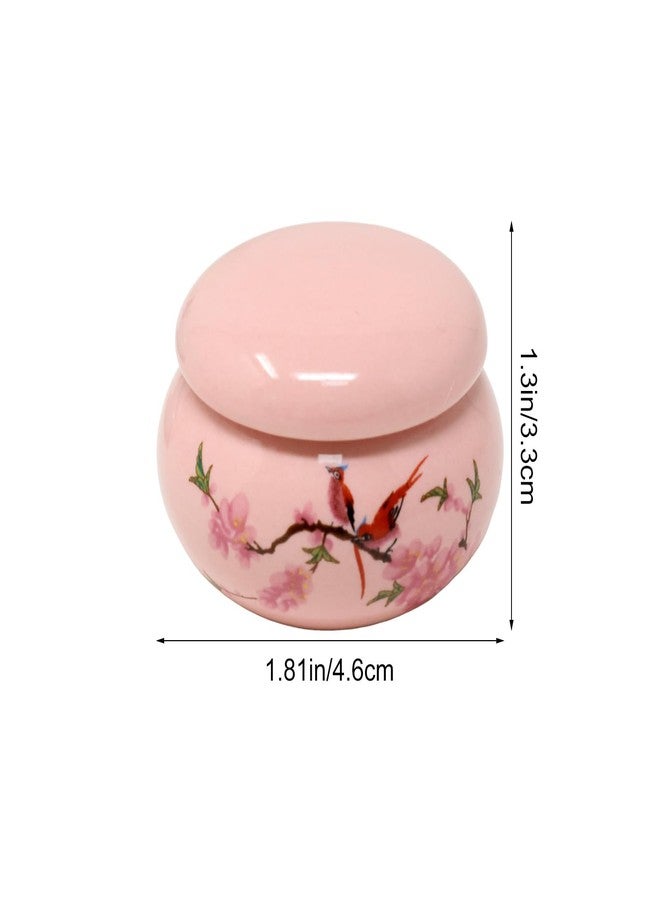 yueton 2 Pack Chinese Style Porcelain Dappen Dish Acrylic Liquid Power Ceramic Container for Home Nail Art Supplies, Salon - Image 2