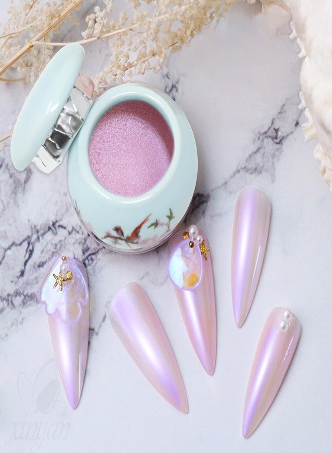 yueton 2 Pack Chinese Style Porcelain Dappen Dish Acrylic Liquid Power Ceramic Container for Home Nail Art Supplies, Salon - Image 5