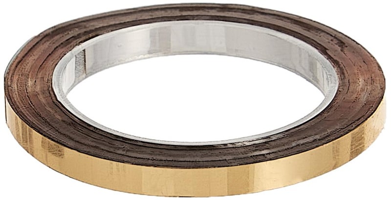 Chartpak Graphic Art Tape 18 W x 324 L Inches Gold Mylar Metallic 1 Roll BG12509