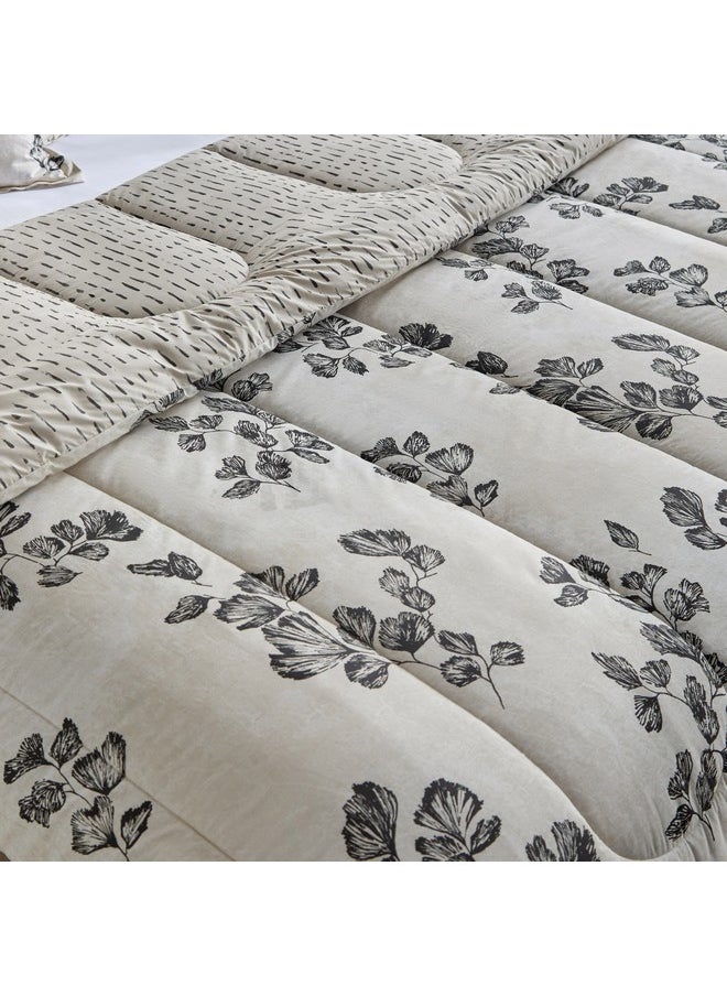 Home Box Luxot 3-Piece Monoleaf Printed Cotton Twin Comforter Set 160 x 220 cm  - Image 4