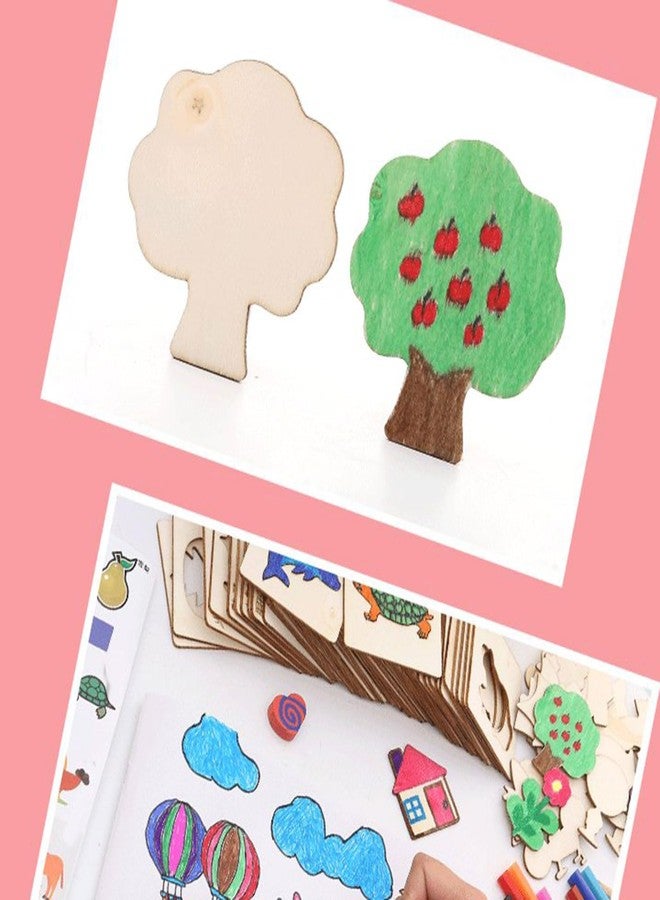 SQUISHCO Stencils for Craft and Art, Wooden Painting Templates for Kids, Drawing Board for Home and Travel,Ideal for DIY Projects and Decorative Art (Multicolor (32Pcs) - Image 2
