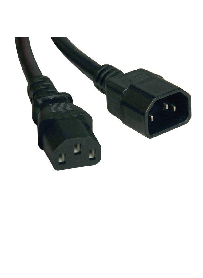 Tripp Lite Computer Power Extension Cable PDU Cord 10A 18 AWG C14 to C13, 2.43 m (P004-008) - Image 1
