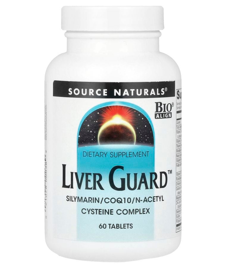 Liver Guard™ Silymarin CoQ10 N-Acetyl Cysteine Complex 60 Tablets