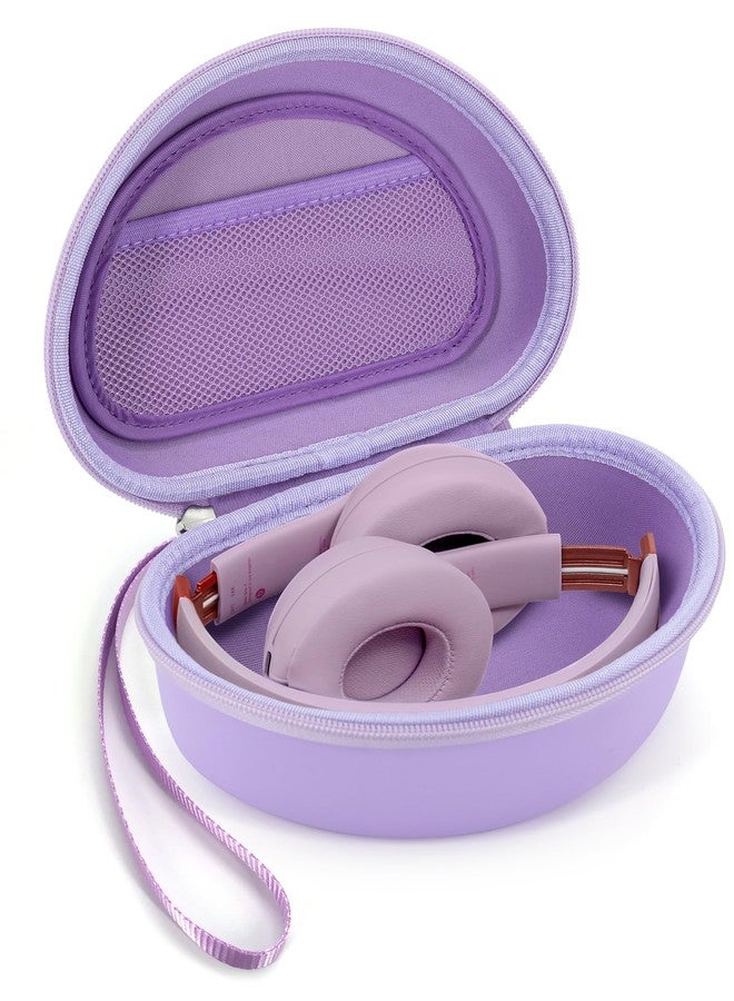 stukcaze Hard Headphone Case for Beats Solo 4, Studio Pro, Solo 3, Studio 3, Solo 2,Over Ear Headphone Carrying Case with Storage Cable Bag Strap for Travel (Purple) - Image 1
