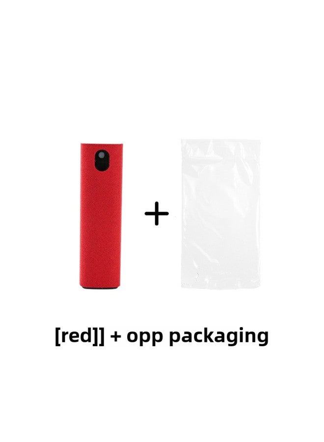 Mobile Phone Screen Cleaner Portable Spray Wipe Integrated Digital Computer Screen Cleaner Mobile Phone Screen Cleaner-Color:Set Of Opp Bags: Red  - Image 1