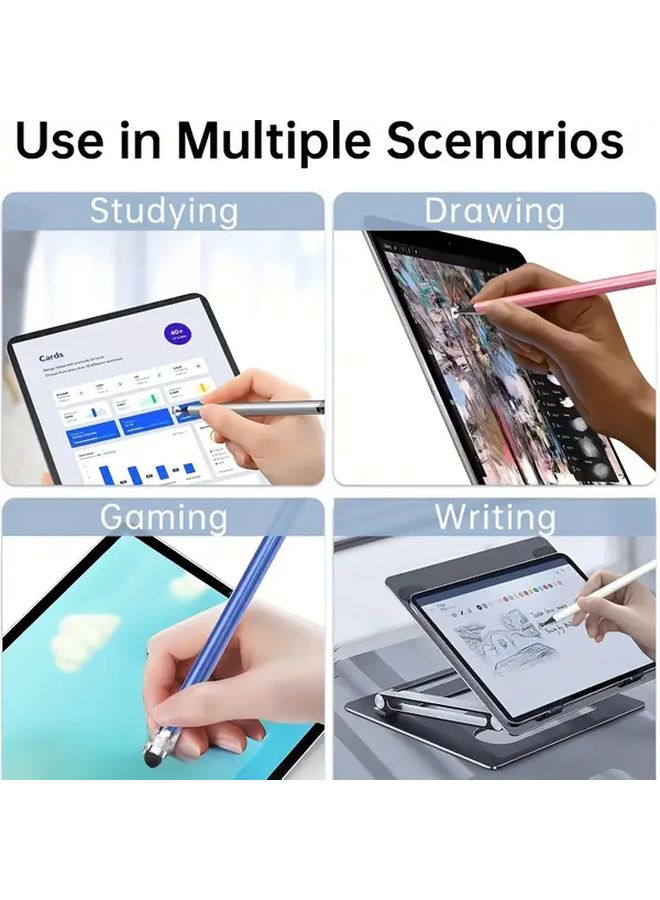 Universal MPS Disc Stylus Pen Purple Rotatable Tip For All Touch Screens - Image 3