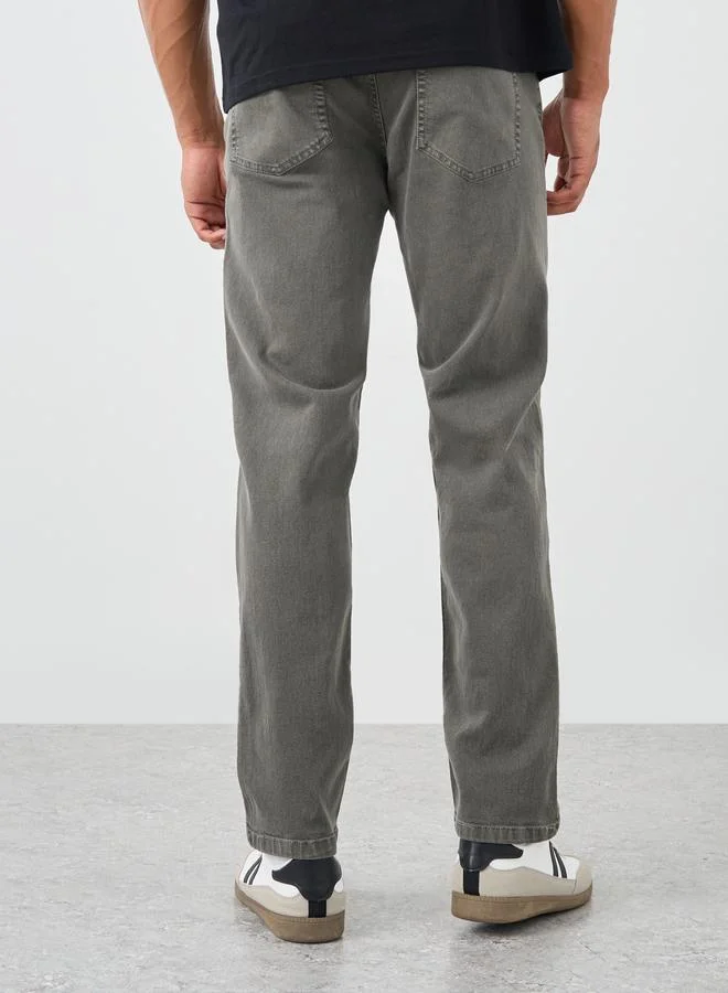 Styli Mid Rise Regular Fit Jeans
