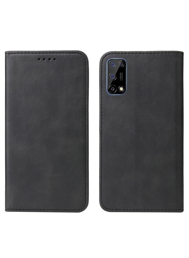 اس-توب جراب هاتف Realme 7 5G بإغلاق مغناطيسي من الجلد - Image 2