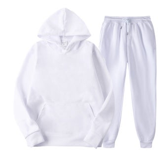 Light Panel Spring New Solid Color Hooded Sweater Casual Sweater Pants Fleece Pullover Set White - pzsku/Z176E516FA86F9037F3D5Z/45/1746217820/e5227758-d16f-4d88-84b4-9ccb7d75d1d9