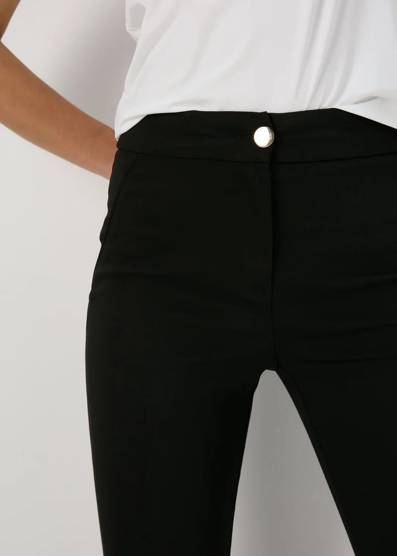 Matalan Et Vous Black Capri Trousers