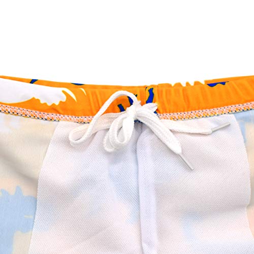 SINOLY Boys Two Piece Rash Guard Swimsuits Kids Long Sleeve Sunsuit Swimwear Sets 6T Dinosaur - Image 5
