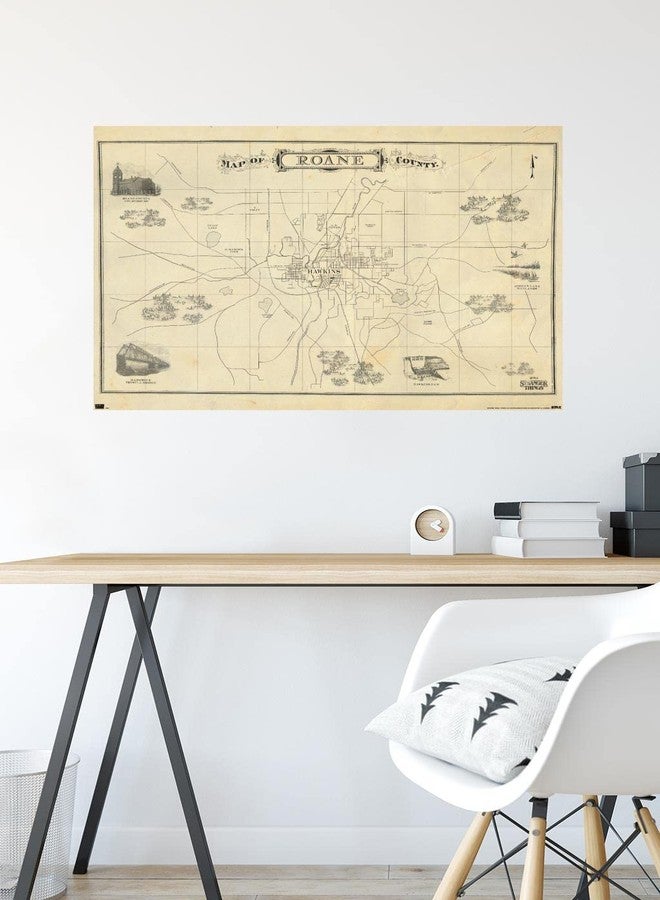 Trends International Netflix Stranger Things: Season 4 - Map Wall Poster, 22.375" x 34", Unframed Version - Image 4