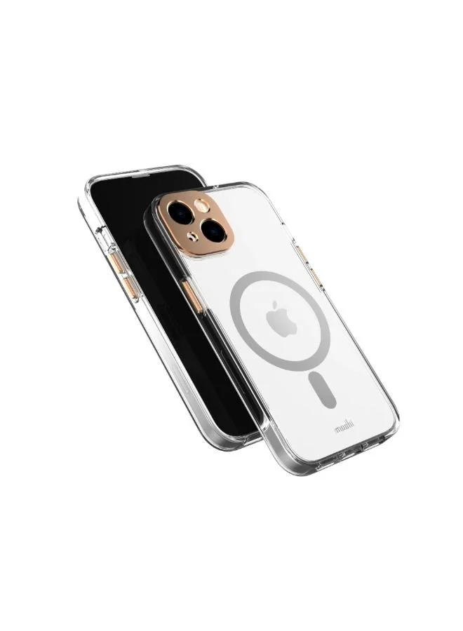 Moshi Moshi iGLAZE Apple iPhone 14 6.1" Case with MagSafe & Cam Cover - Sunset Gold
