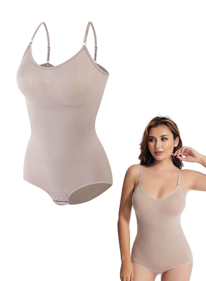 Lemon Bodysuit for Women Tummy Control Shapewear Seamless Sculpting Thong Body Shaper Tank Top - Image 1