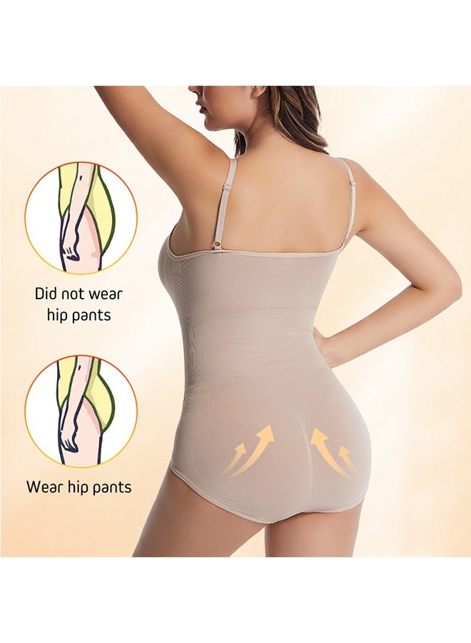 Lemon Bodysuit for Women Tummy Control Shapewear Seamless Sculpting Thong Body Shaper Tank Top - Image 3