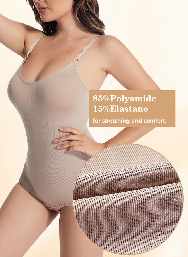 Lemon Bodysuit for Women Tummy Control Shapewear Seamless Sculpting Thong Body Shaper Tank Top - Image 5