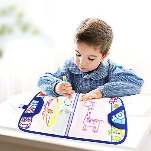 Coolplay Kid Activities Water Drawing Mat Painting with Water Pen Airplane Travel Toy for Toddlers - Image 3
