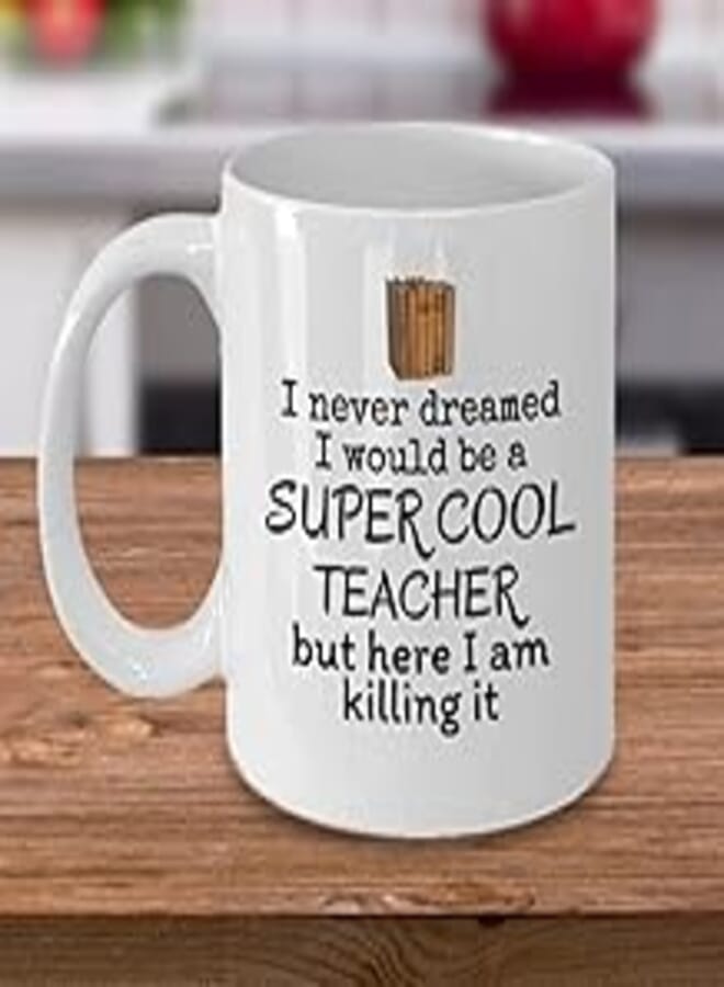 RYN RYN PRANTED Design Best teacher gift mug,coffee and tea cup,Best ever gift teacher day (model number 7863