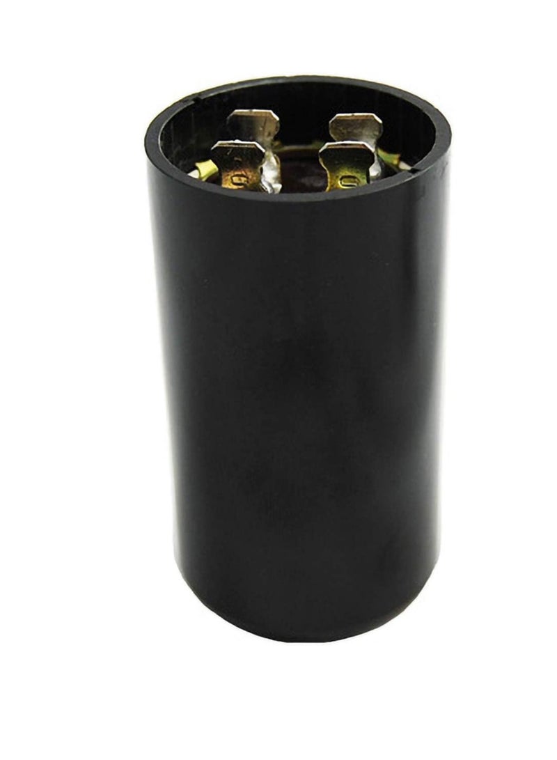 Beauenty High Quality 2 Pin Cylinder Shaped Motor Starting Capacitor Black (233-280 MFD (233-280µF)) - Image 1