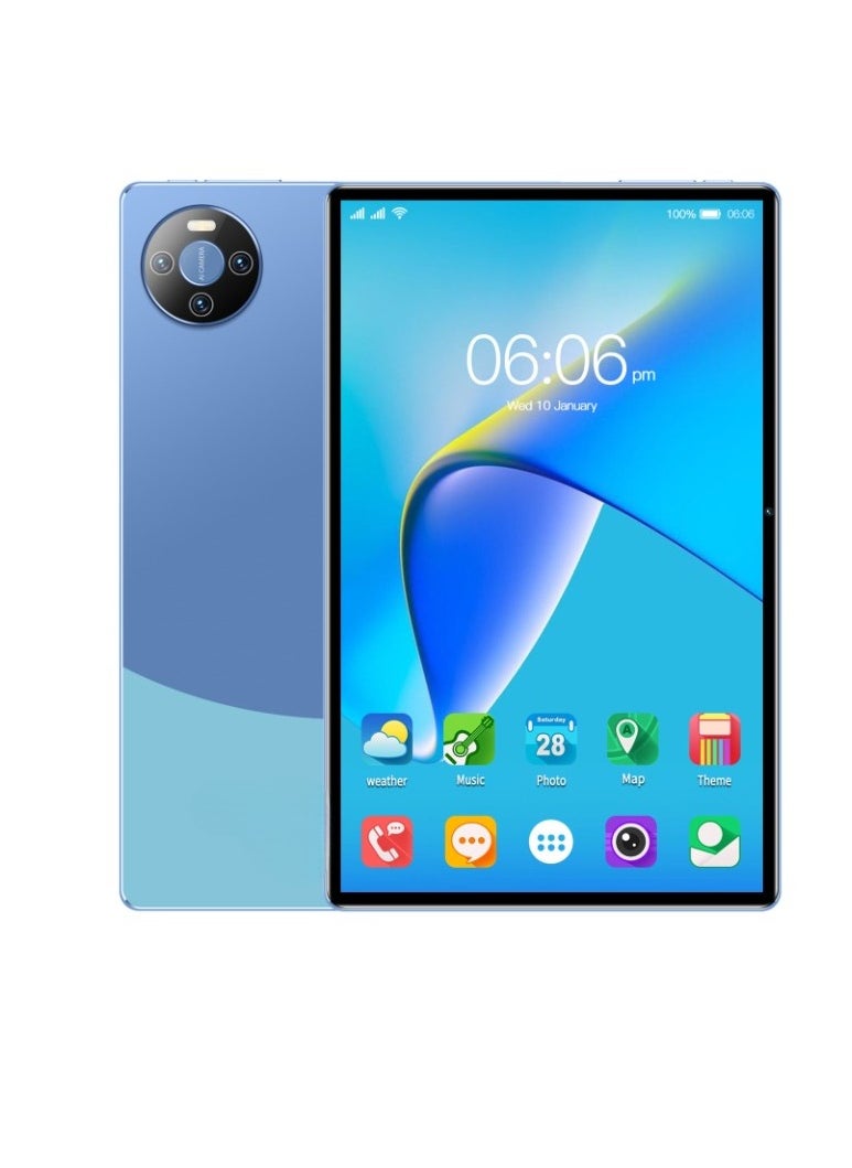 AROAQ E60 Pro Tablet, 4GB RAM 32GB ROM Dual Band Wifi Pad, Lightweight And Portable Reading Tablet, Easy To Carry Durable Android Tablet With Ten Core Processor, (Blue)  - Image 1