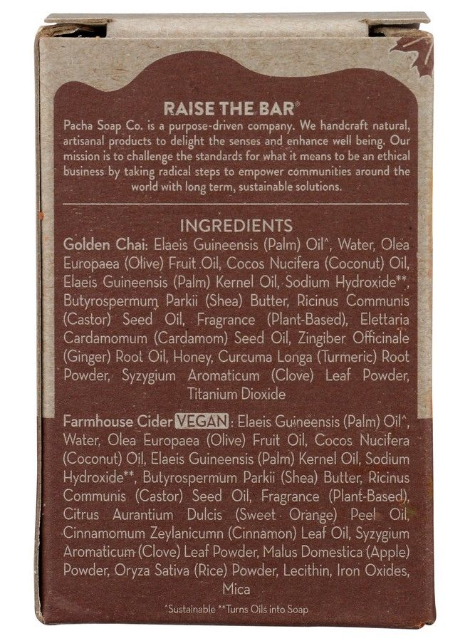 Pacha Soap Sweater Weather Bar Soap 2 Pack 8 Oz - Image 3