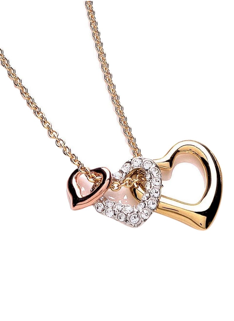BUCKLEY LONDON 3 Tone Heart Charm Pendant  - Image 1