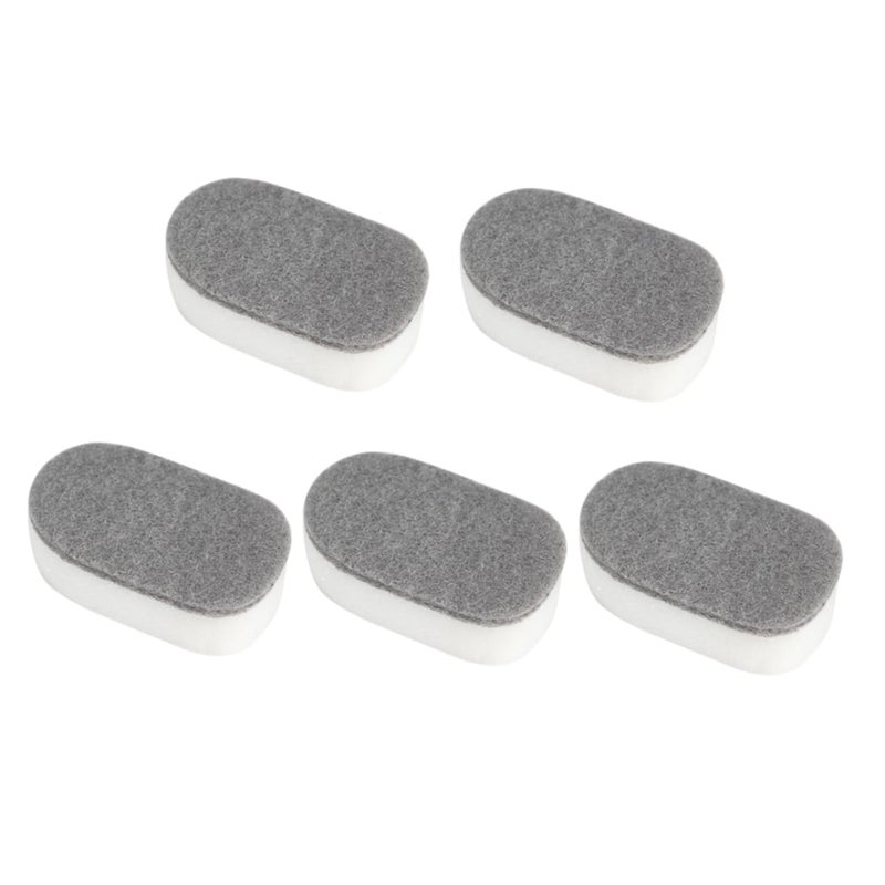 10pcs Double Sided Scouring Pads Strong Scrubbing Sponge For Kitchen Bathroom Grey Multix2pcs Mediumx2pcs - Image 4