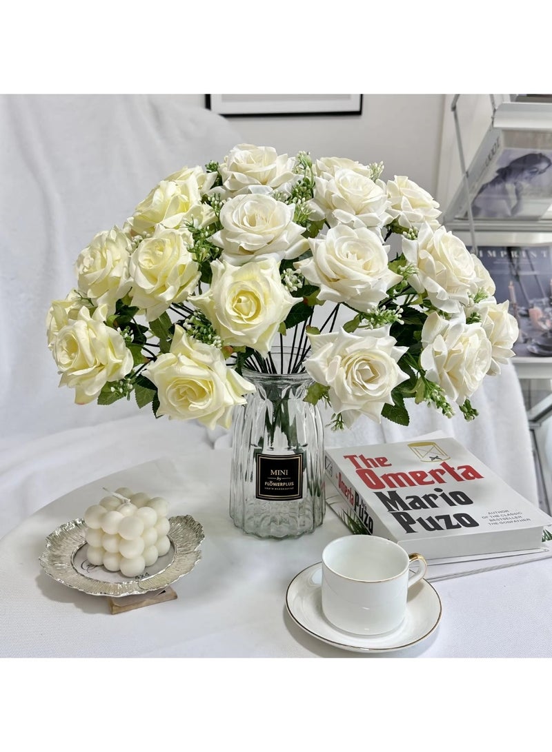 Huitich Artificial Flower Decor for Home, Parties, and Weddings Gold  - Image 5