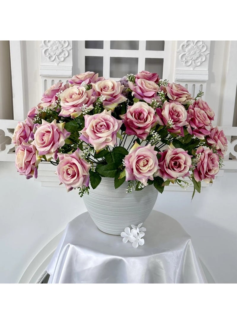 Huitich Artificial Flower Decor for Home, Parties, and Weddings Gold  - Image 4