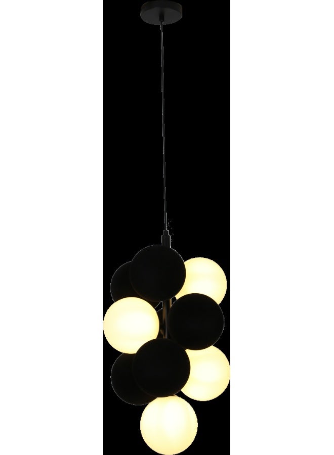 Hummer Modern black and white chandelier E14*4L - Image 2