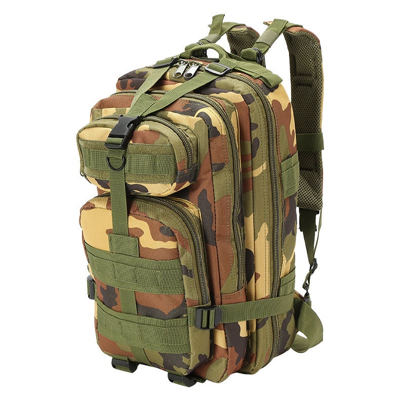 Generic Cross-border Explosions Outdoor Tactical Bag Training Equipment Camping Backpack Sports Donkey Backpack 3P Backpack Single Pull Jungle camouflage 